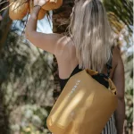 Vodootporna vreća za SUP, kajak i brod – Zulupack Tube 15 L IP67 - žuta