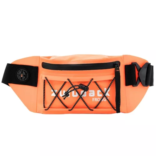 Vodootporna torbica za pojas 0,5 L – IP67, narančasta, za plažu, plivanje i planinarenje – Zulupack® Froggy IP67