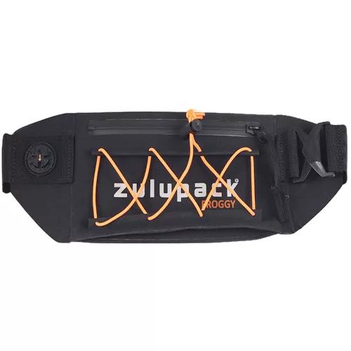 Vodootporna torbica za pojas Zulupack® Froggy Cordura® crna – IP67 – kompaktna, premium torbica za aktivan stil života