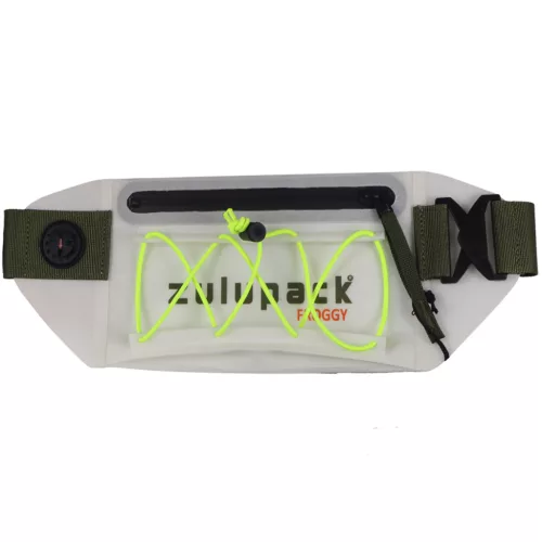Vodootporna torbica za pojas Zulupack® Froggy Cordura® bijela – IP67 – lagana premium torbica za putovanja, sport i svakodnevnu upotrebu