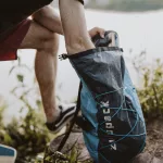 Vodootporni ruksak, sklopivi 12 L – plavi, IP66, za planinarenje, SUP i kajak - Zulupack® Quokka
