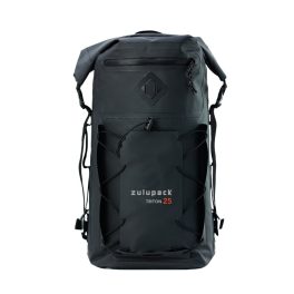 Vodonepropusni ruksak 25L – IP67, izdržljiv, ergonomski, za planinarenje, izlete i vodene sportove, crni – Zulupack® Triton