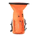 Vodonepropusni ruksak 25L – IP67, izdržljiv, ergonomski, za planinarenje, izlete, vodene sportove, narančasti – Zulupack® Triton
