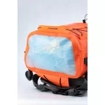 Vodonepropusni ruksak 25L – IP67, izdržljiv, ergonomski, za planinarenje, izlete, vodene sportove, narančasti – Zulupack® Triton