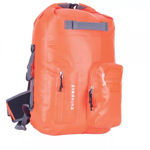 Narančasti vodonepropusni ruksak za višednevne ture i vodene sportove – Zulupack® Nomad 35L IP67