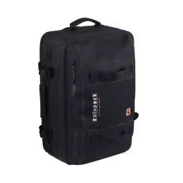   Vodootporna putna torba Zulupack® Antipode 45L Cordura® IP63 – crna – za putovanja i planinarenje