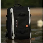 Vodootporna putna torba Zulupack® Antipode 45L Cordura® IP63 – crna/bijela – moderna i praktična za svako putovanje