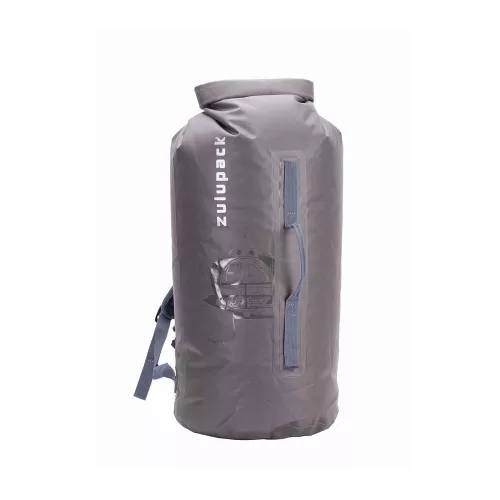 Vodootporan ruksak za SUP, kajak i plovidbu – sivi Zulupack® Tube 45L IP67